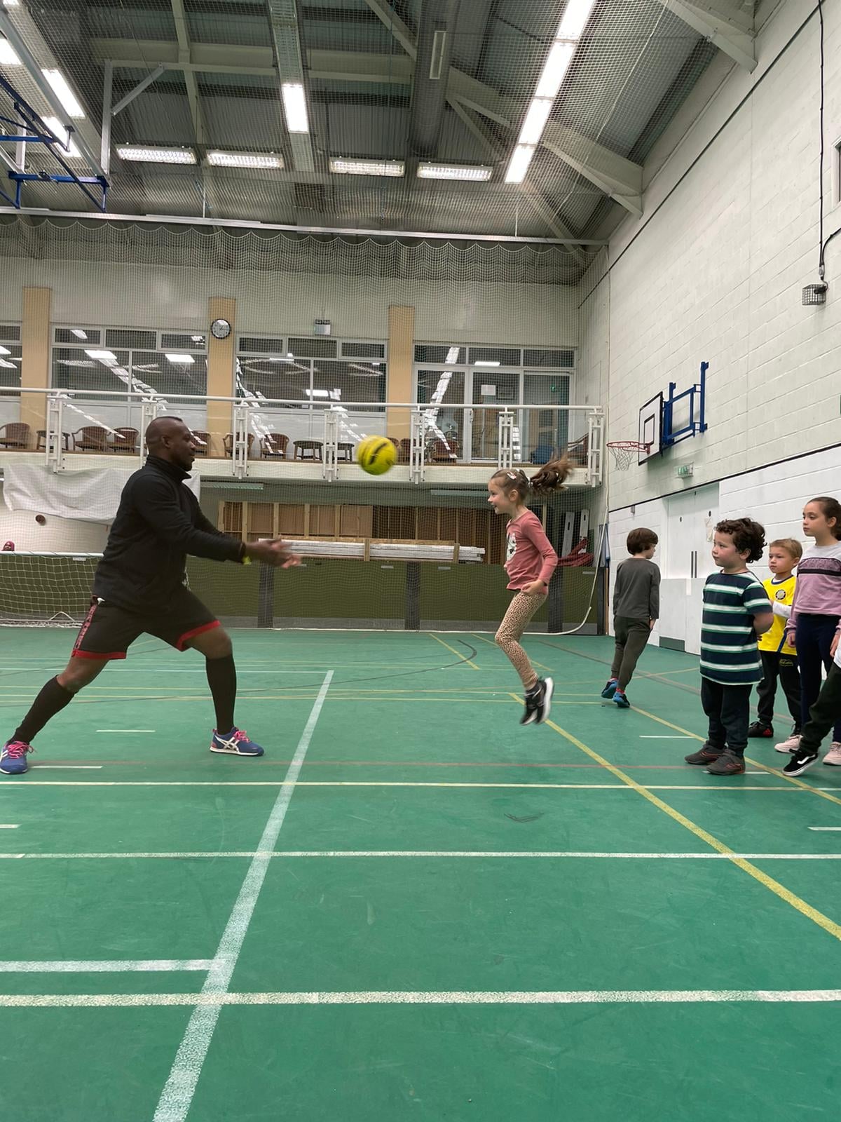 Young people playing football at Sparks Football Club